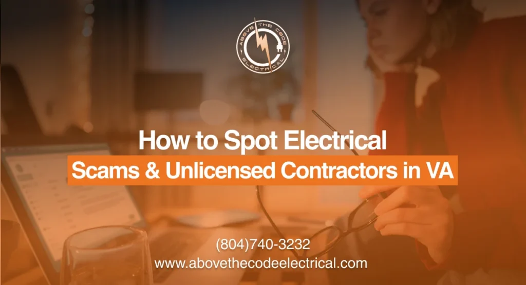 How to Spot Electrical Scams Unlicensed Contractors in VA